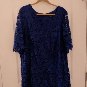 Royal Blue Lace Dress